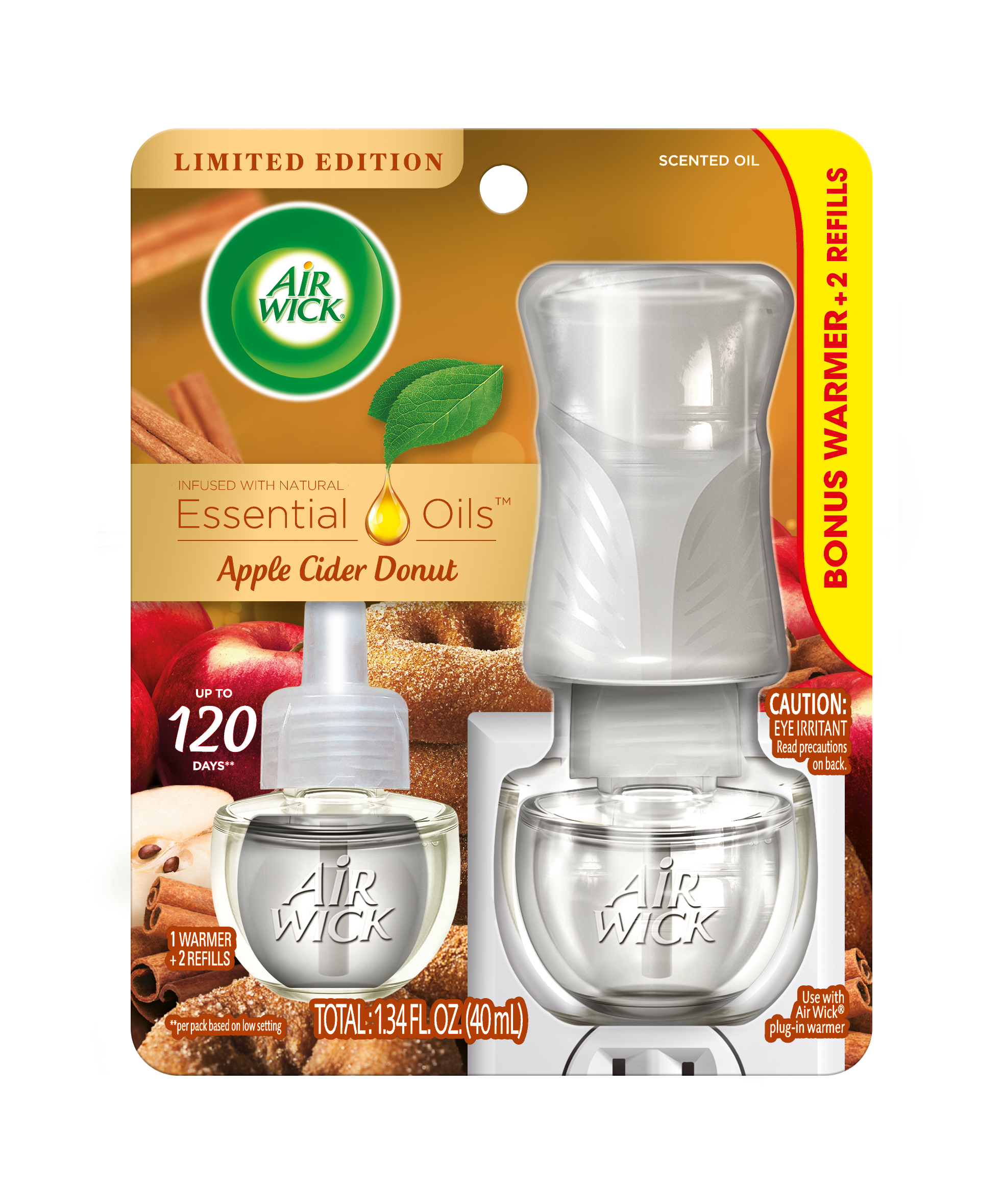 AIR WICK Scented Oil  Apple Cider Donut  Kit